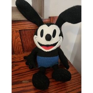 Disney Parks Oswald the Lucky Rabbit  25"‎ Cozy Knit Plush Stuffed Mickey